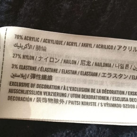 A&F Ribbed Pullover Sweater XS Navy - Picture 4 of 5